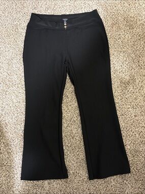 sofia by sofia vergara Black Boot Cut Pants